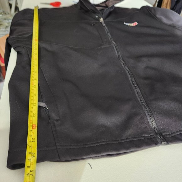 Tri-Mountain Mens Black Full-Zip Jacket XL Softshell Embroidered Logo - Picture 6 of 10